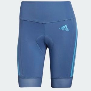 NWT $100 ADIDAS Women S Cycling Bike Padded Short Spinning Tights Primeblue BLUE